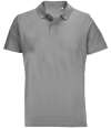 04502 Pulse SOL'S Unisex Pulse Twin Piqué Polo Shirt Grey Marl colour image